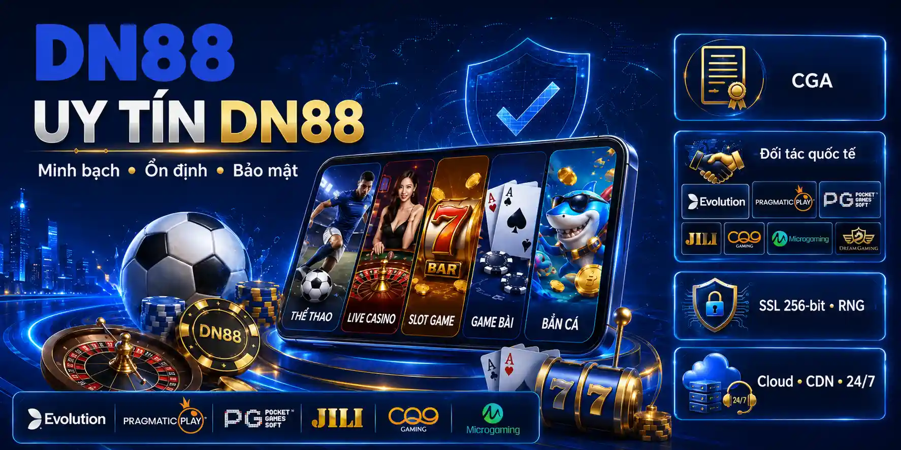 Trang Chủ DN88 11 Những giá trị tạo nên DN88 uy tín