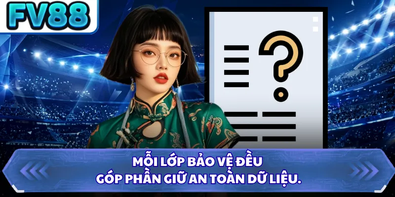 Câu Hỏi Thường Gặp DN88 4 Mỗi lớp bảo vệ đều góp phần giữ an toàn dữ liệu.