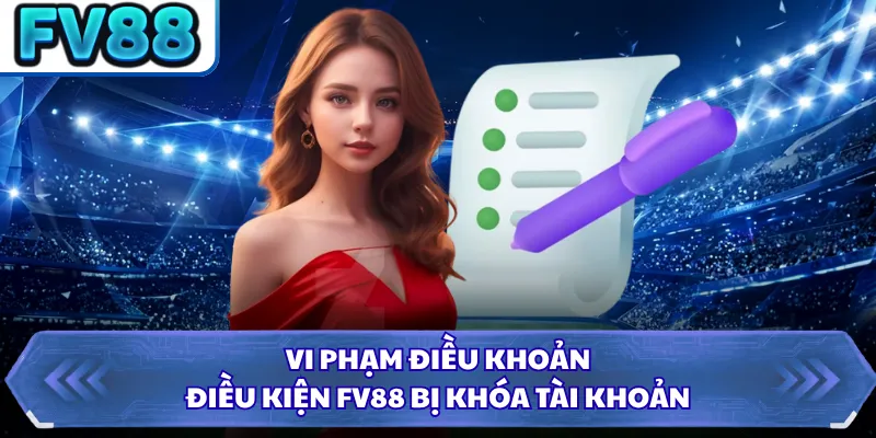 Điều Khoản Điều Kiện DN88 5 Vi phạm điều khoản điều kiện FV88 bị khóa tài khoản